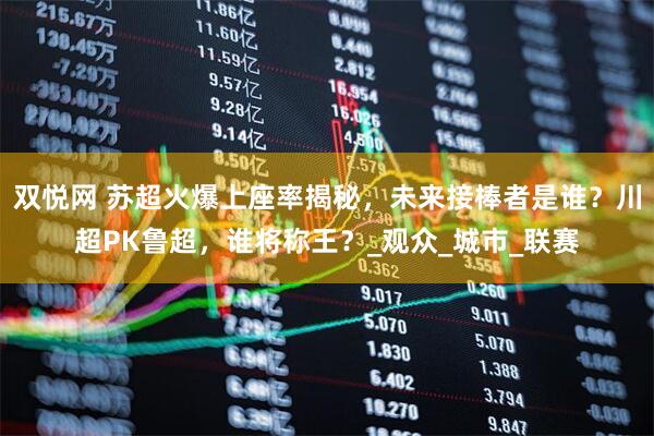 双悦网 苏超火爆上座率揭秘，未来接棒者是谁？川超PK鲁超，谁将称王？_观众_城市_联赛