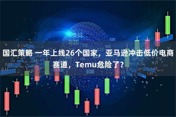 国汇策略 一年上线26个国家,亚马逊冲击低价电商赛道,Temu危险了?